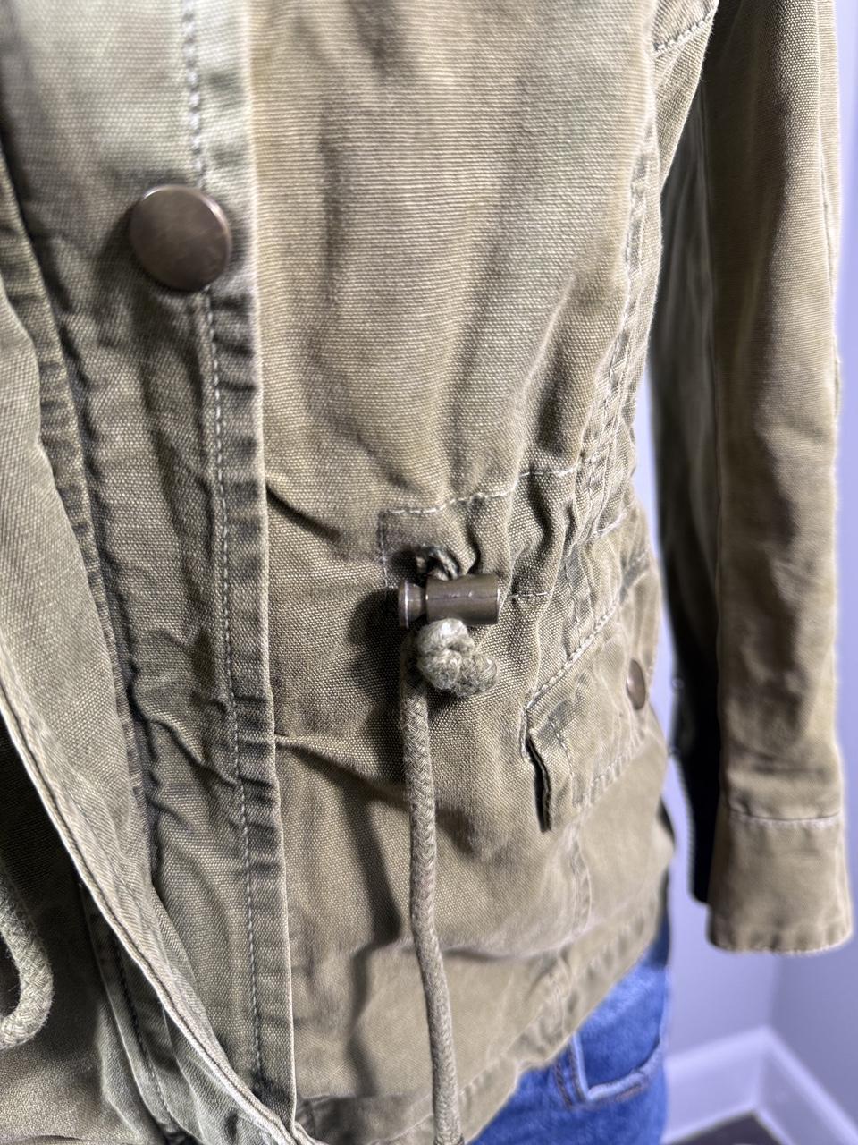 Forever 21 Olive Utility Military Jacket