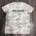 Hollister Co. Men's Multi and Cream Tshirt