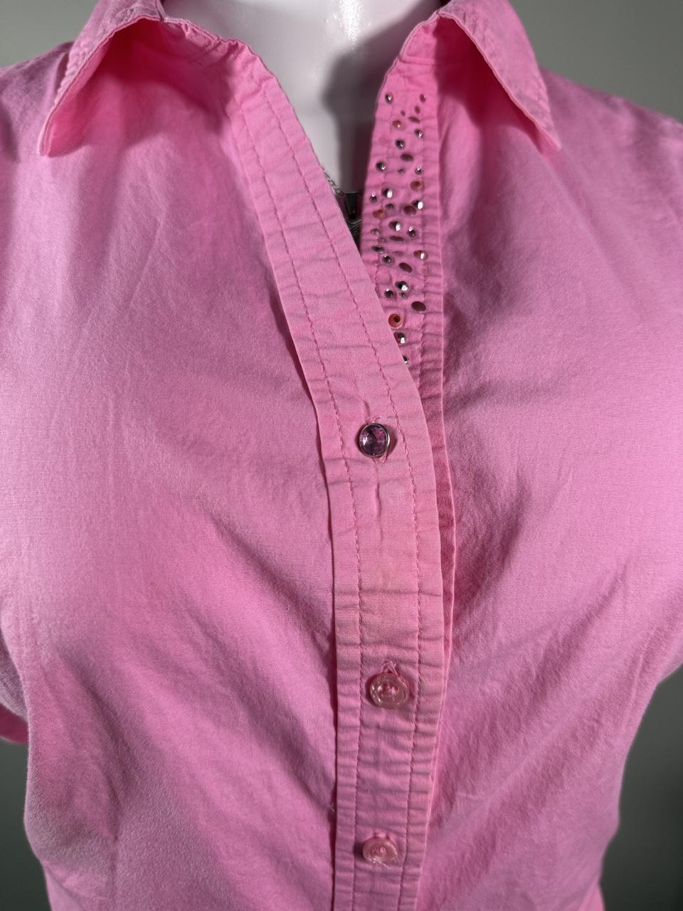 IZOD Sleeveless Button Front Top