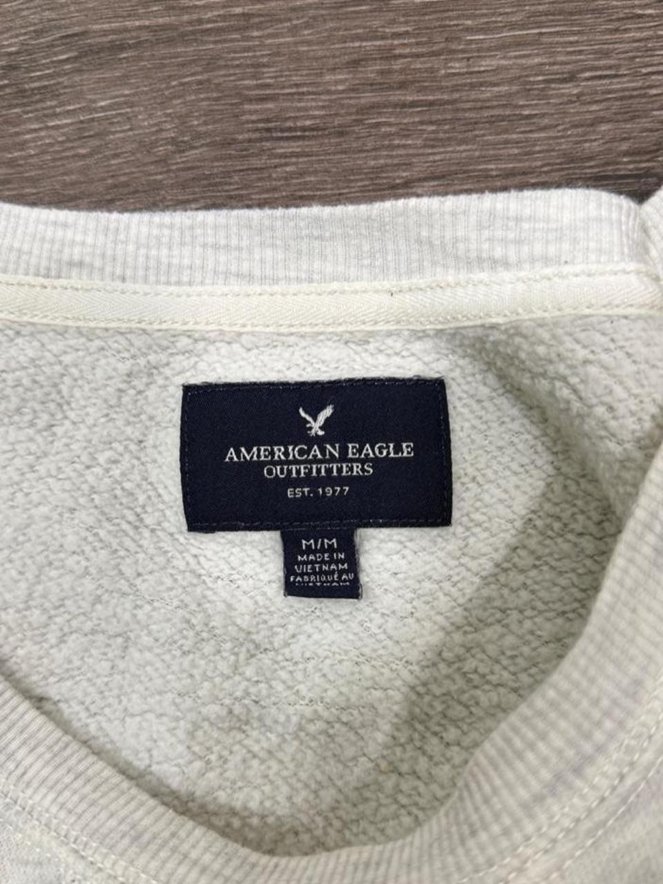 American Eagle AEO Fleece Logo Crewneck Sweatshirt