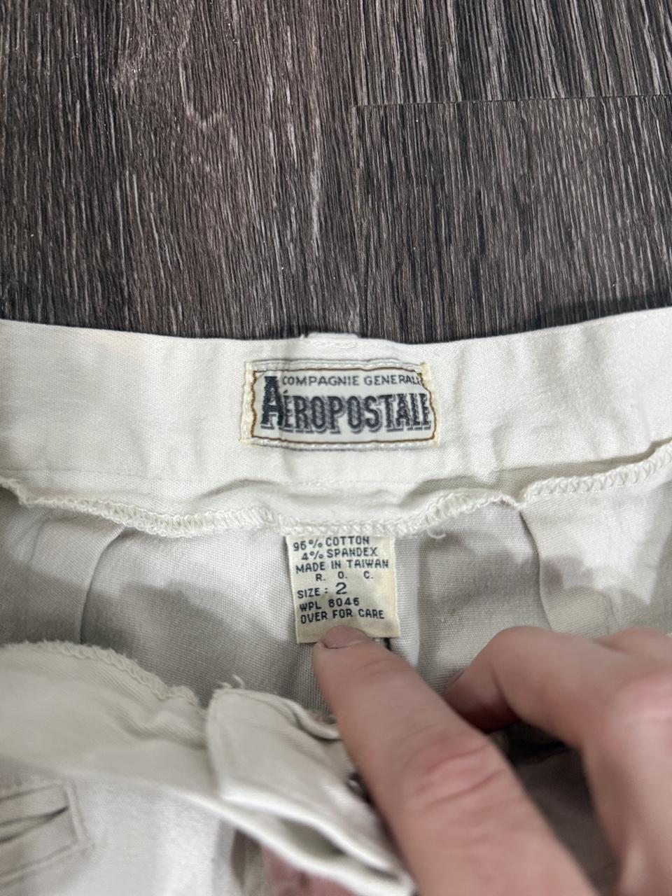 Aeropostale Women's White and Cream Jeans