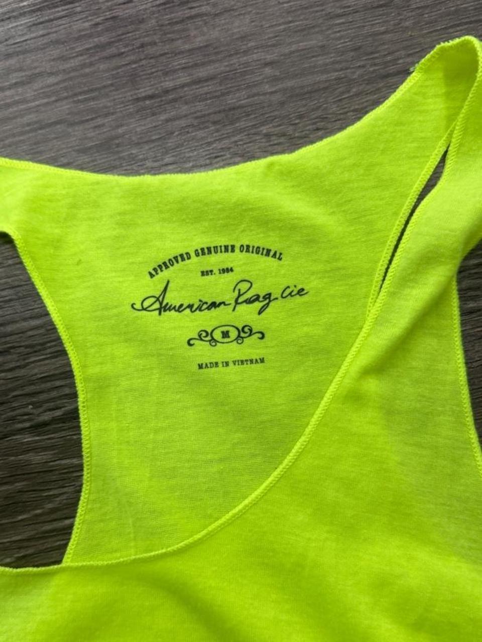 🤍 Y2K Coquette Neon Graphic Racerback Tank Top 🤍