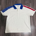 Redhead Clothing Men's White and Multi Polo-shirt
