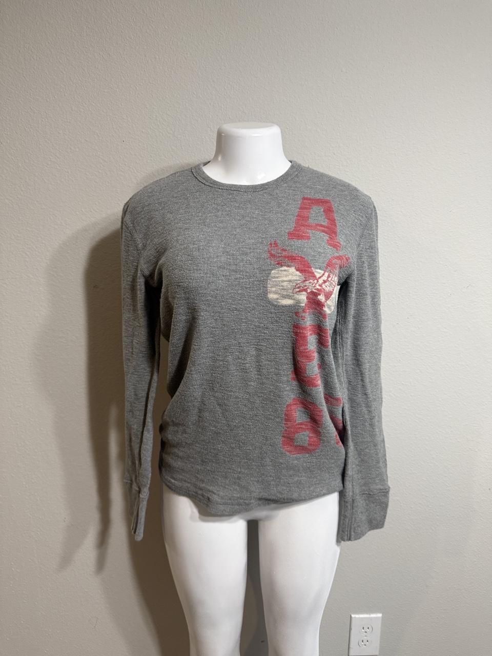 American Eagle Women's Grey Shirt