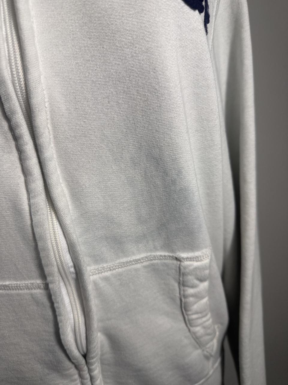 Y2K Abercrombie & Fitch White Full Zip Hoodie