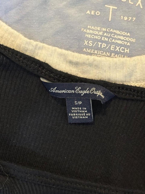 American Eagle Women's Black Vests-tanks-cami