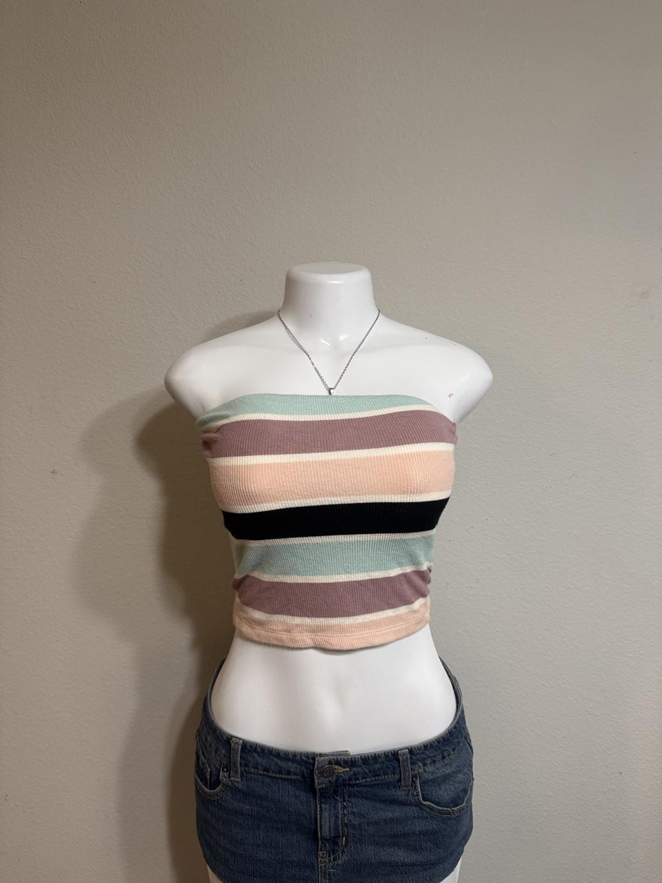 🩵 American Eagle Soft & Sexy Rib Strapless Tube Top 🩵
