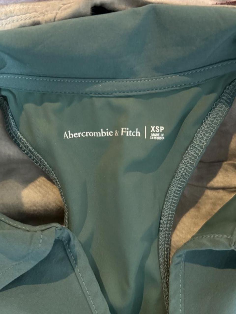 Abercrombie & Fitch Women's Green and Blue Other-top