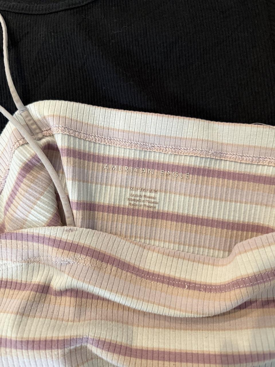 American Eagle Ribbed Striped Cami