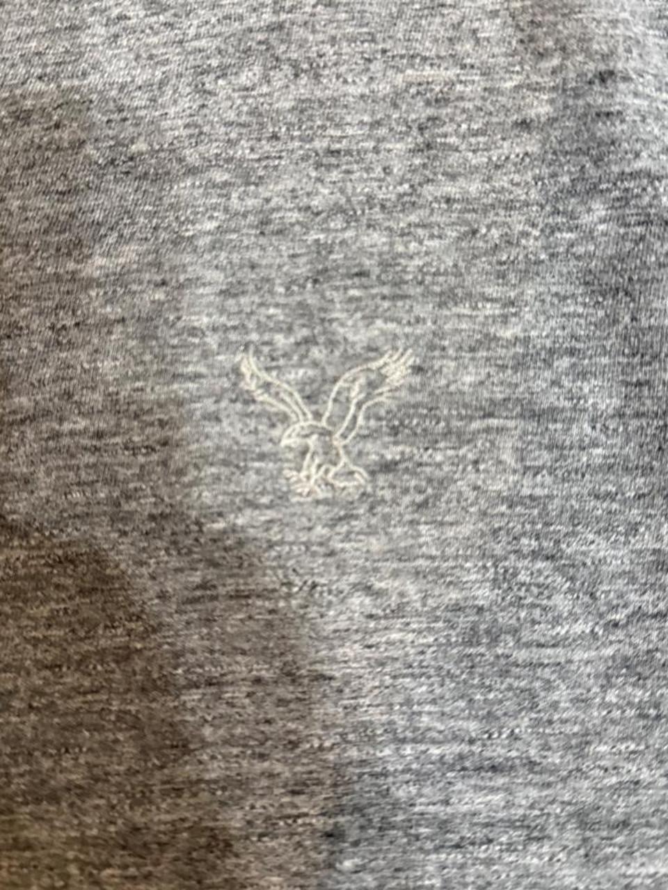 American Eagle Men's Grey Tshirt