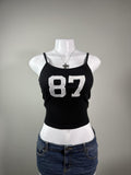 Aéropostale Seriously Soft 87 Graphic Cami Tank Top