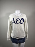 American Eagle AEO Fleece Logo Crewneck Sweatshirt