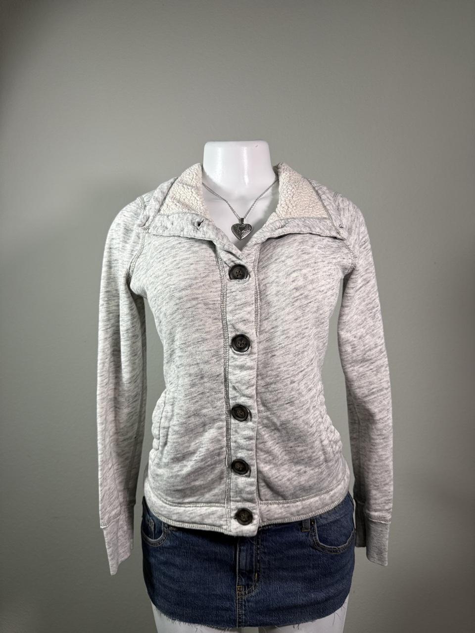 Vintage Y2K Hollister Sherpa Lined Button Up Jacket