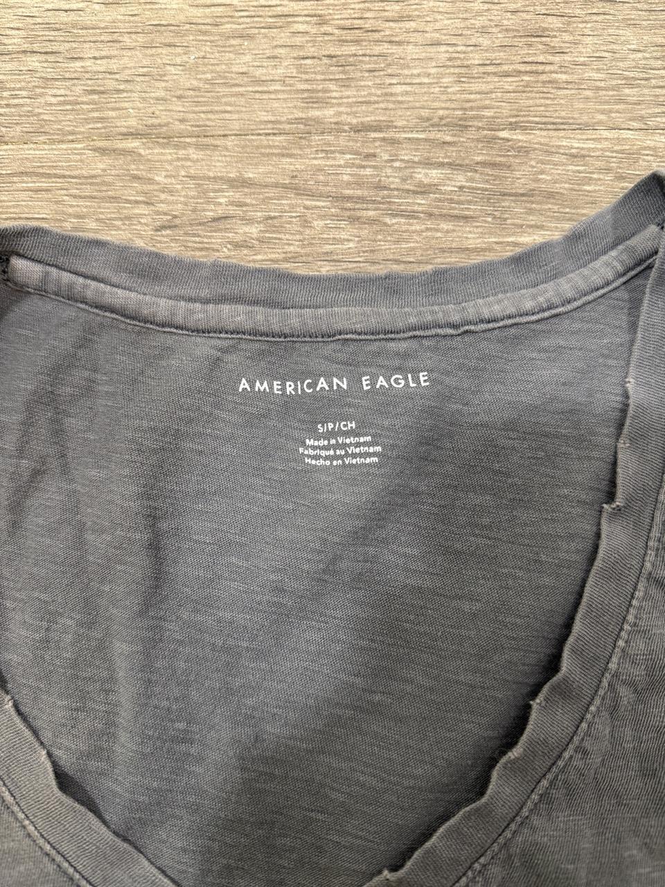 🩶 American Eagle Charcoal Tie Front Tank Top 🩶