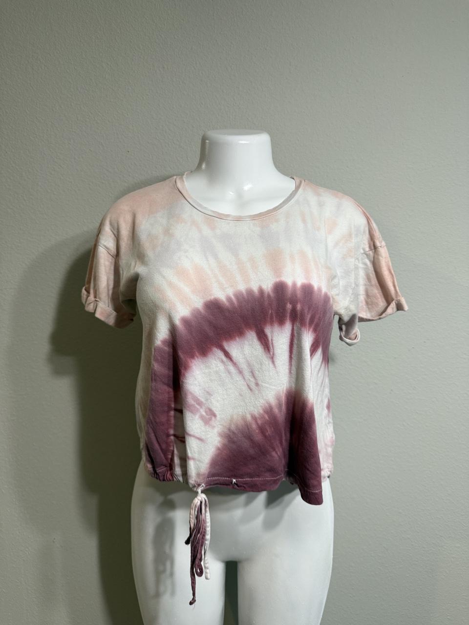 American Eagle Women's Multi and Pink Crop-top