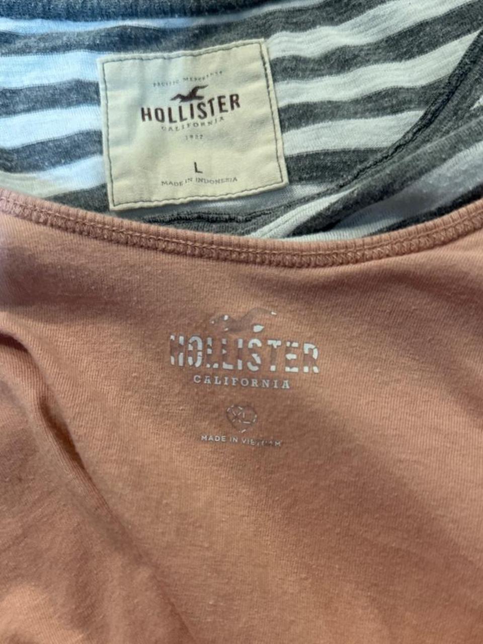 🤍 Hollister Blush Pink Ribbed Lace Trim Tank 🤍