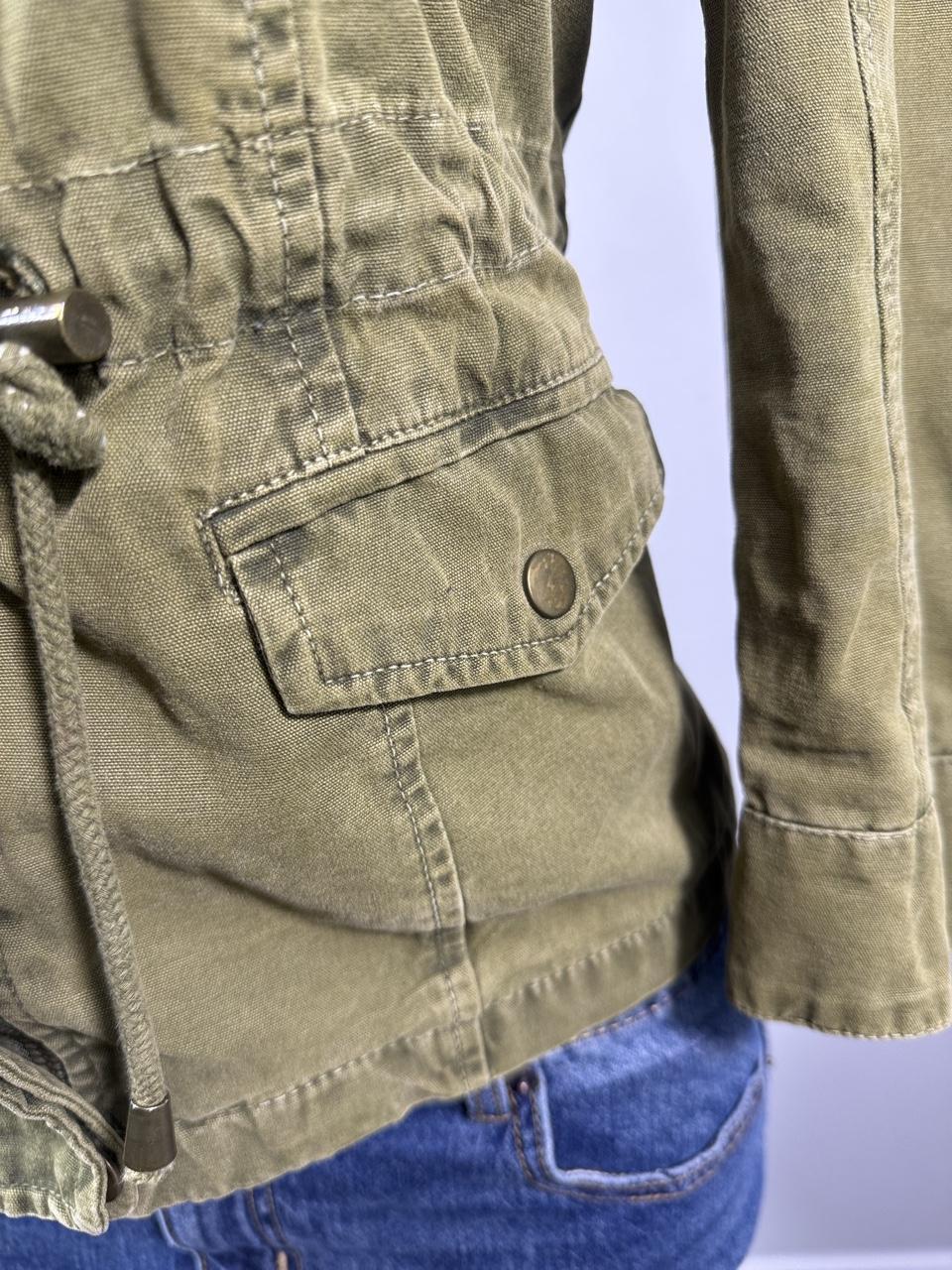 Forever 21 Olive Utility Military Jacket