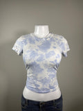💙 American Eagle Blue Tie-Dye Baby Tee 💙