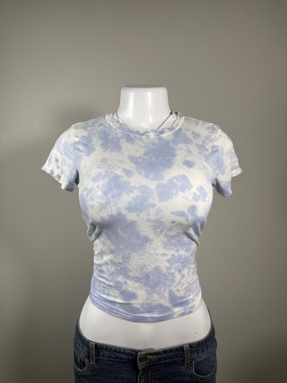 💙 American Eagle Blue Tie-Dye Baby Tee 💙