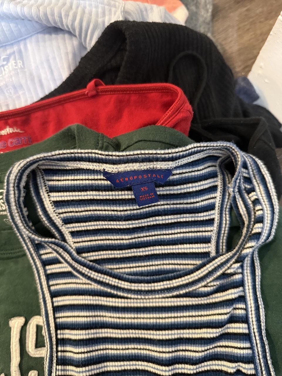 💙 Aeropostale Striped Ribbed Halter Tank 💙