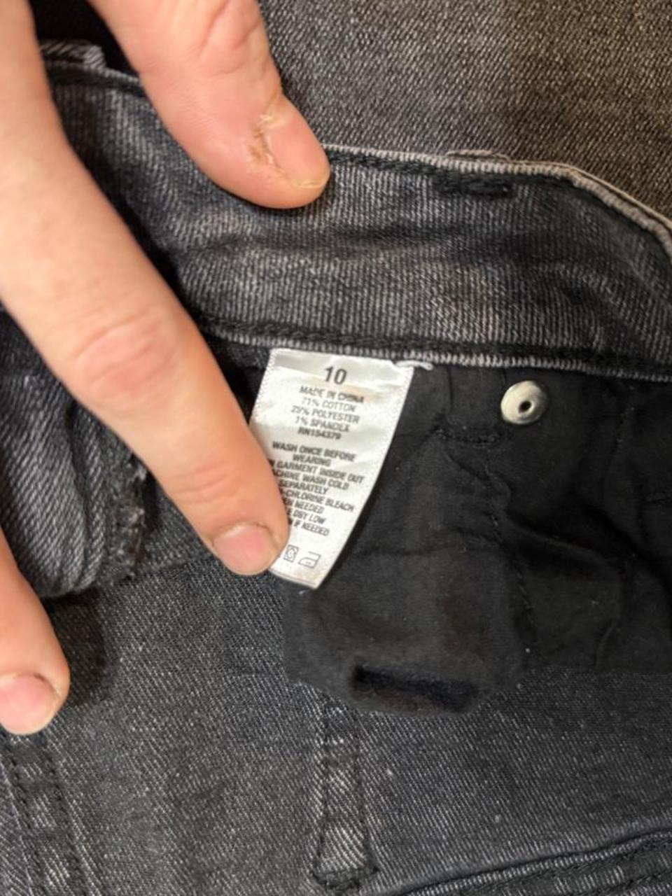 Aeropostale Women's Black and Grey Shorts