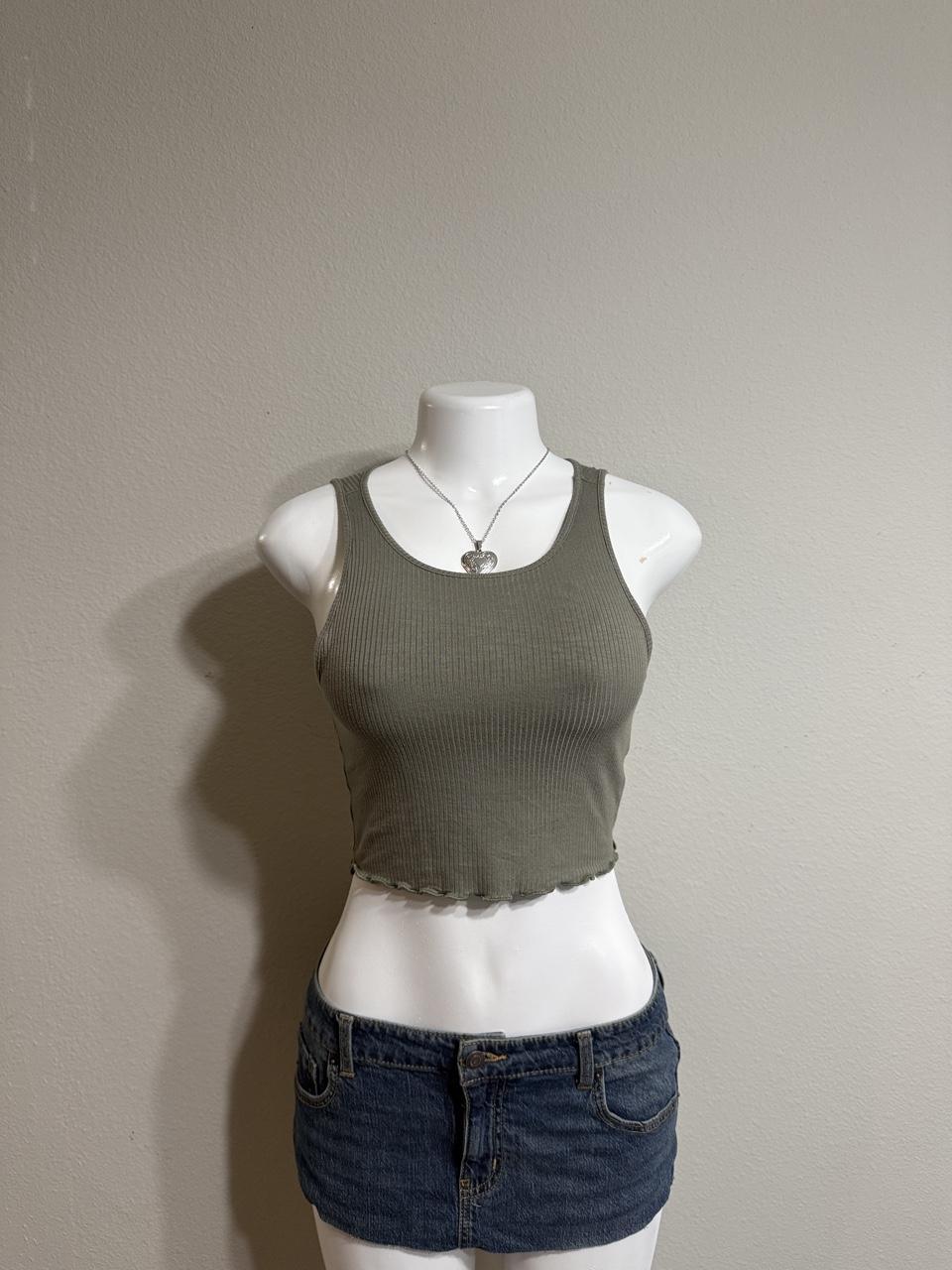 💚 Y2K American Eagle Soft & Sexy Ribbed Tank 💚