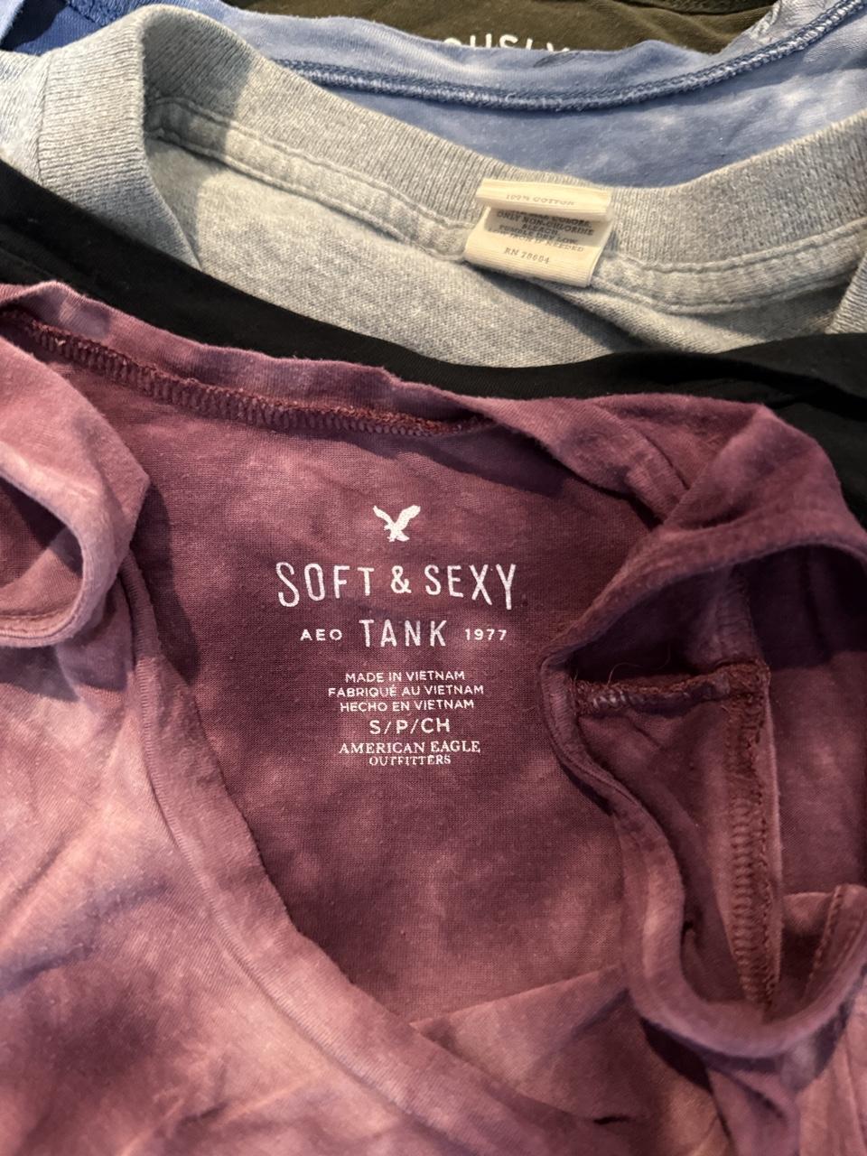 American Eagle Women's Purple and Burgundy Vests-tanks-cami