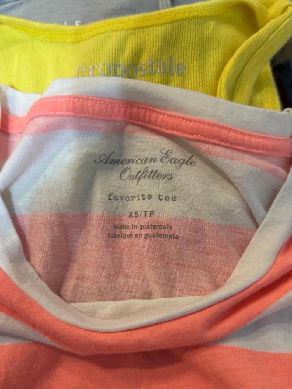 🩷 Vintage American Eagle Striped Baby Tee 🩷