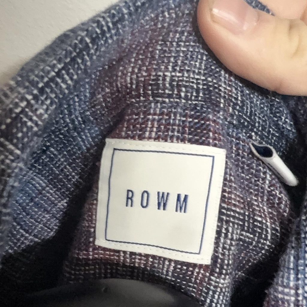 Rowm Men's Blue and Multi Shirt