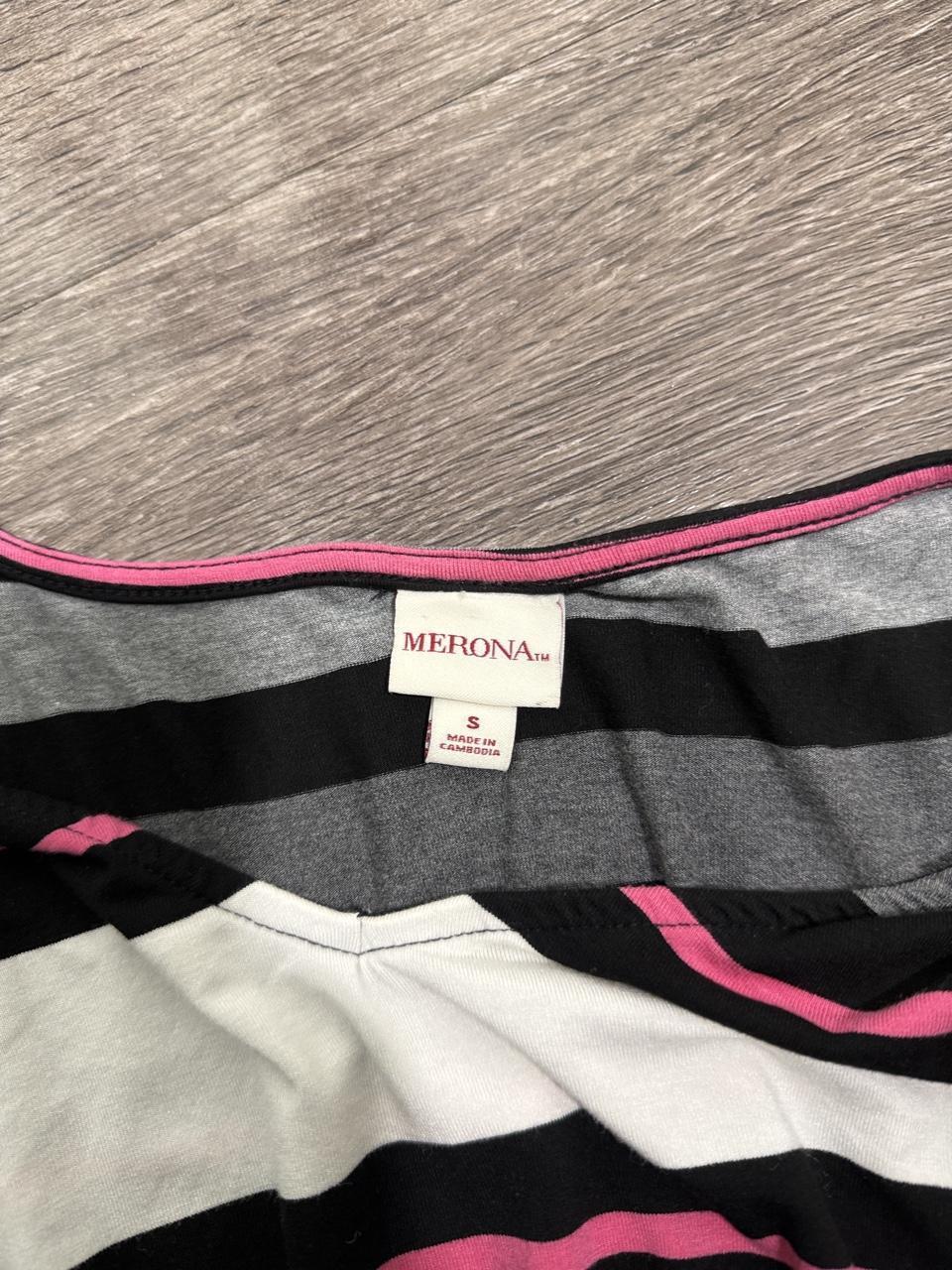 Merona Striped Sleeveless Fit & Flare Dress