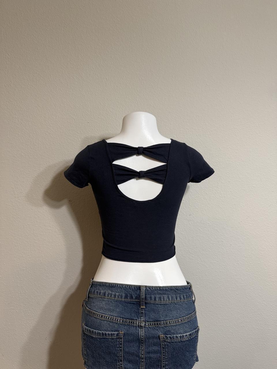 🖤 Abercrombie & Fitch Bow Back Crop Top 🖤