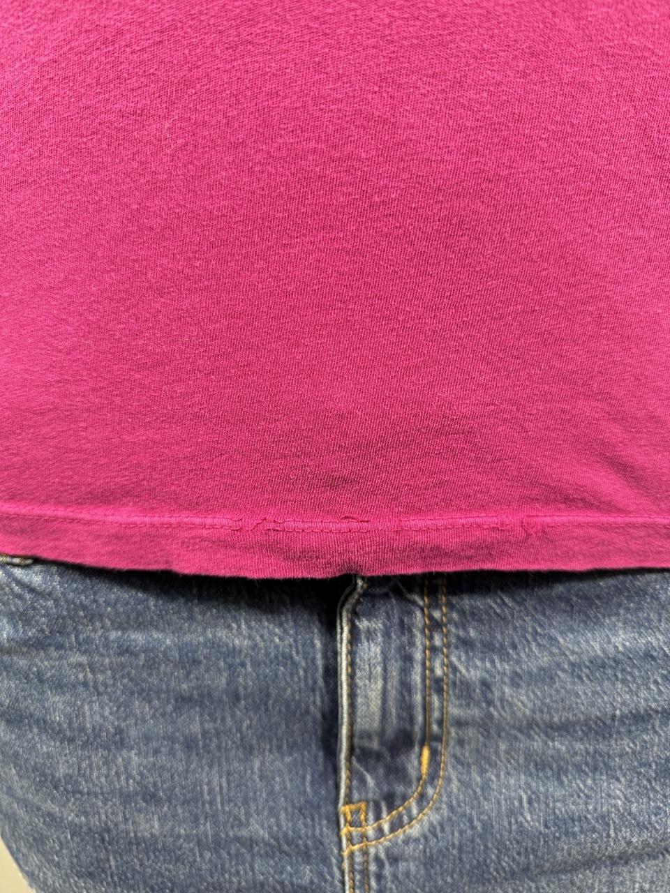 American Eagle Pink Graphic Baby Tee