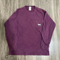 Victoria's Secret Women's Burgundy and Purple Shirt