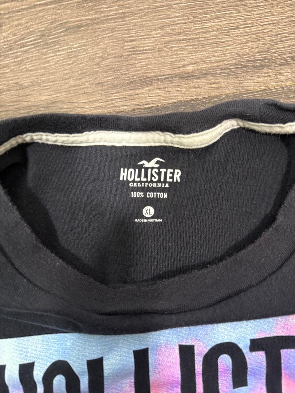 Hollister Black Logo Graphic T-Shirt