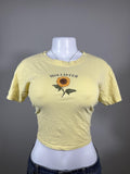 🌻 Hollister Sunflower Graphic Baby Tee 🌻
