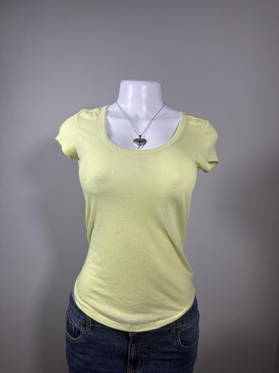 💛 Vintage American Eagle Scoop Neck Baby Tee 💛