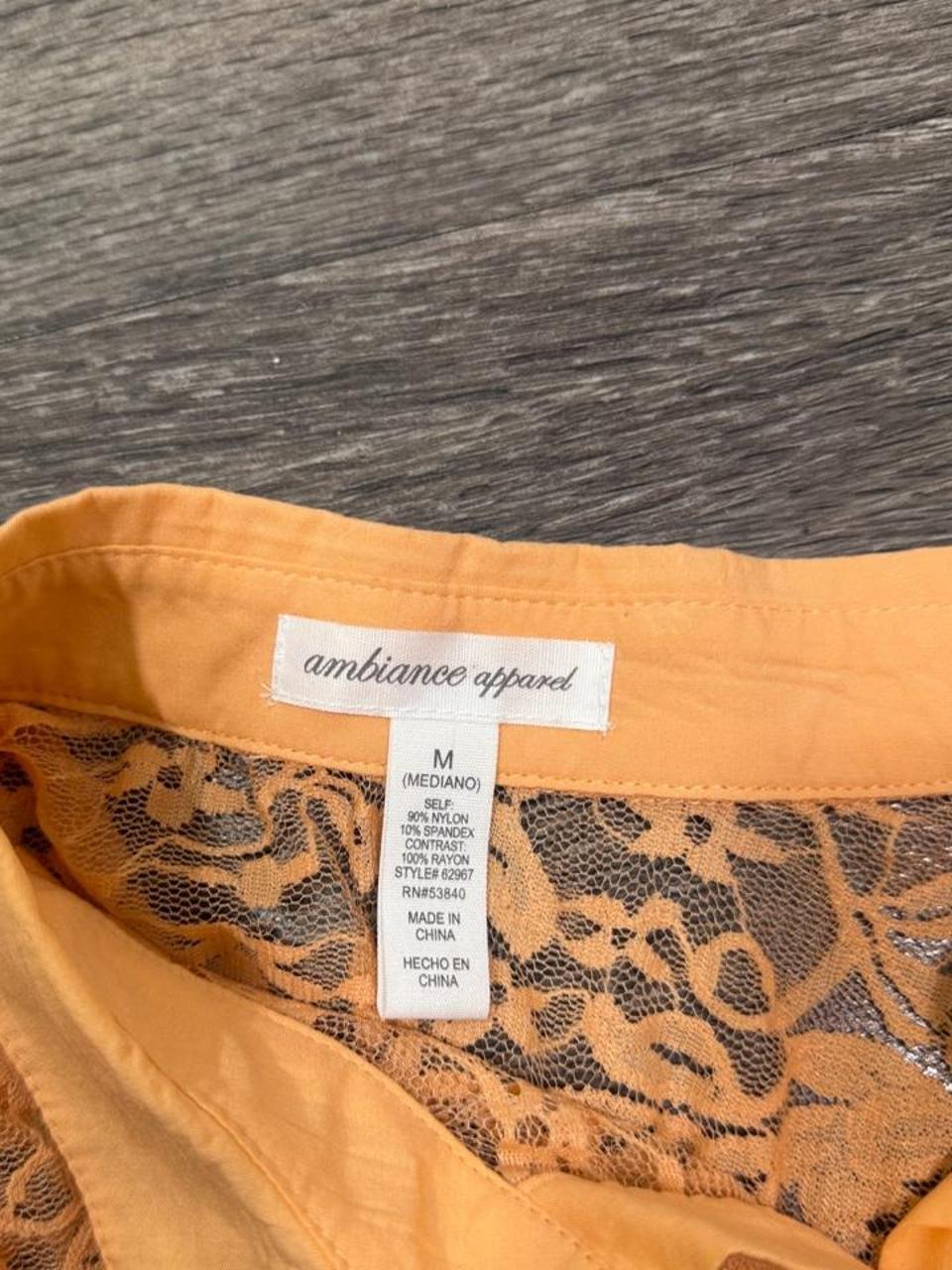 Y2K Ambiance Apparel Sheer Lace Sleeveless Button Up