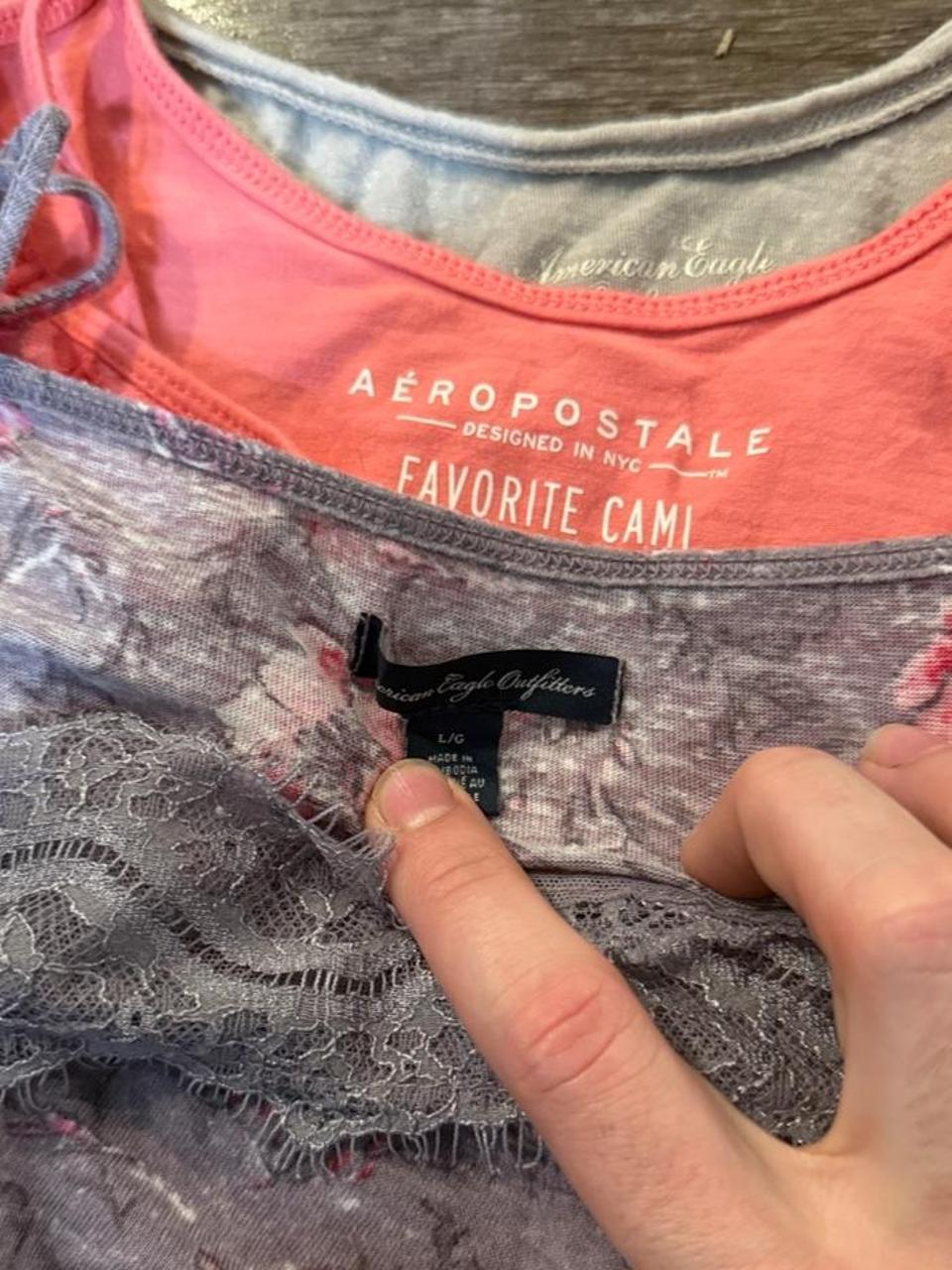 🌸 Vintage Y2K American Eagle Floral Lace Tank Top 🌸
