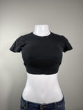🖤 Y2K Hollister Black Cropped Baby Tee 🖤