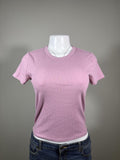 🩷 American Eagle Pink Ribbed Baby Tee 🩷