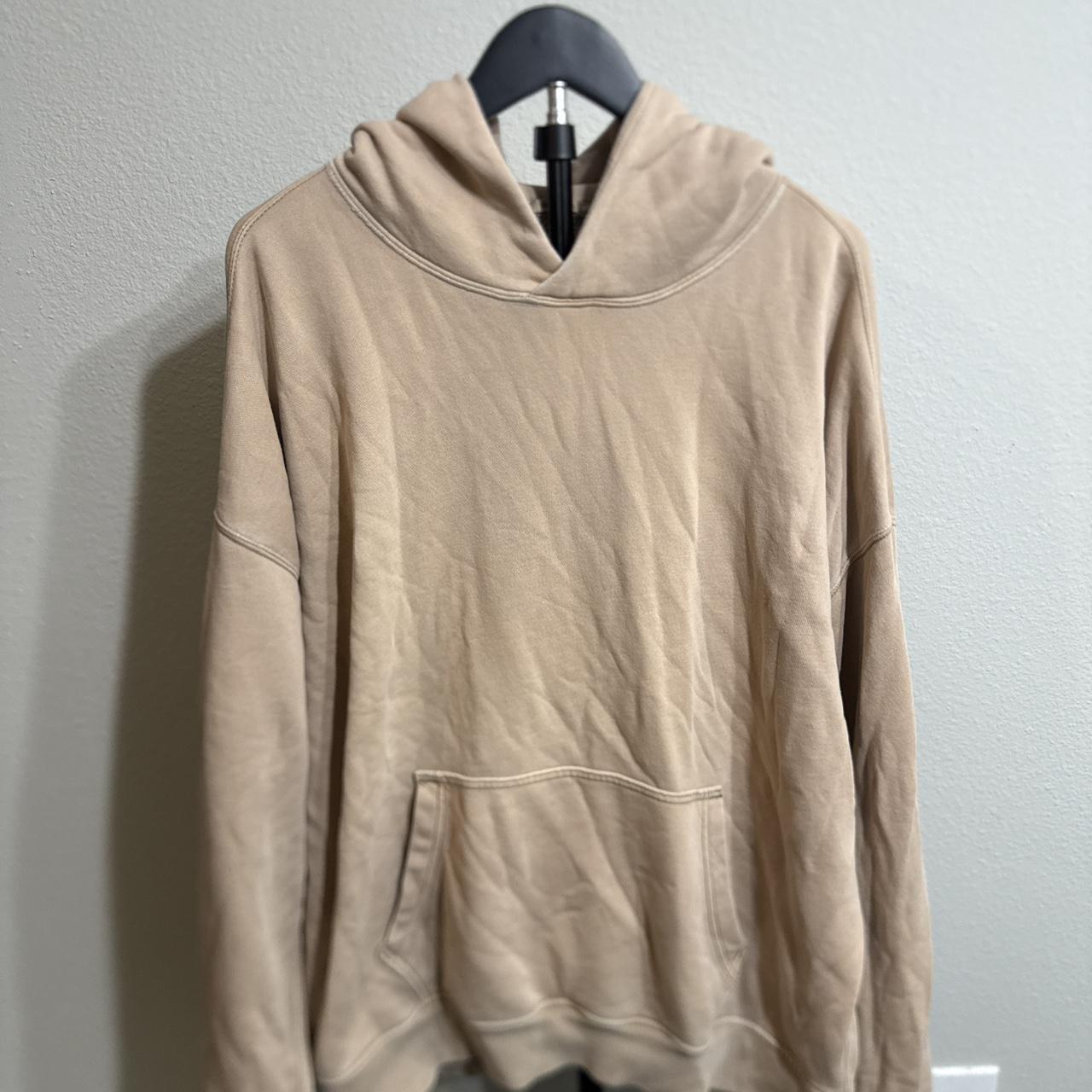 Abercrombie & Fitch Men's Tan and Cream Hoody