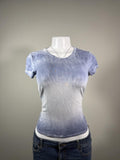 American Eagle Soft & Sexy Blue Tie Dye Tee