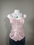💗 American Eagle Soft & Sexy Pink Hook Front Tank 💗