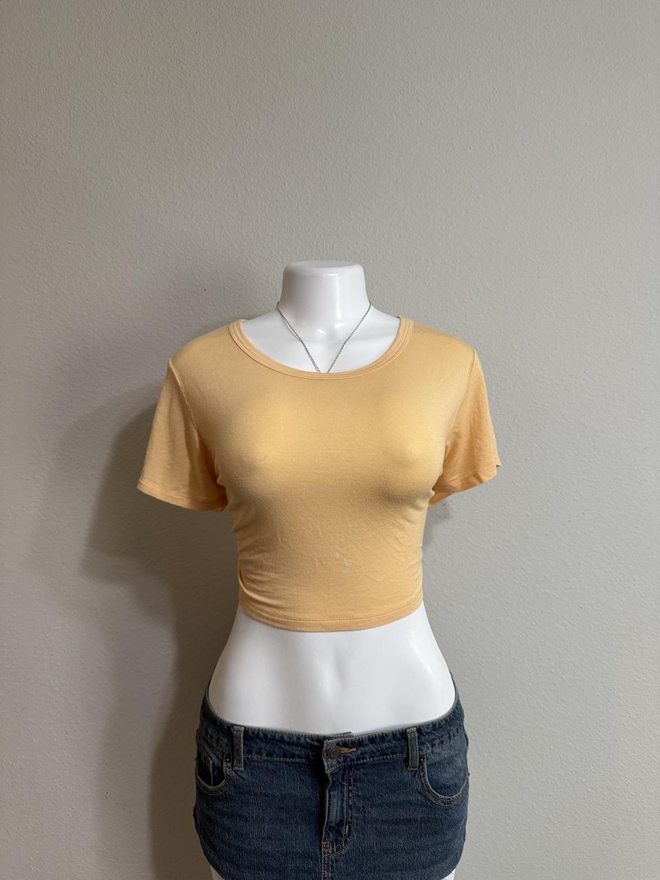 Y2K American Eagle Soft & Sexy Cropped Tee 🧡