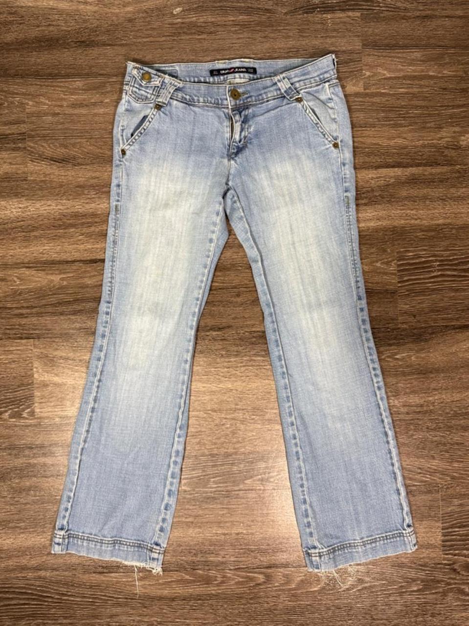 DKNY Jeans Y2K Light Wash Bootcut Flare Jeans Vintage