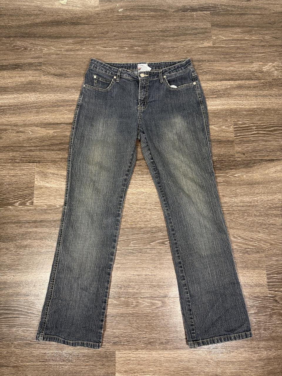 Vintage Y2K No Boundaries Straight Leg Jeans Womens Juniors 11 Medium Wash Denim