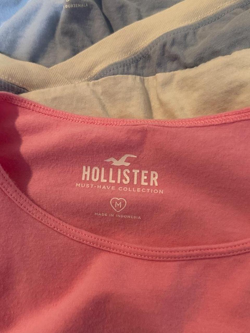 💗 Hollister Pink Open Back Tie Crop Tank Top 💗