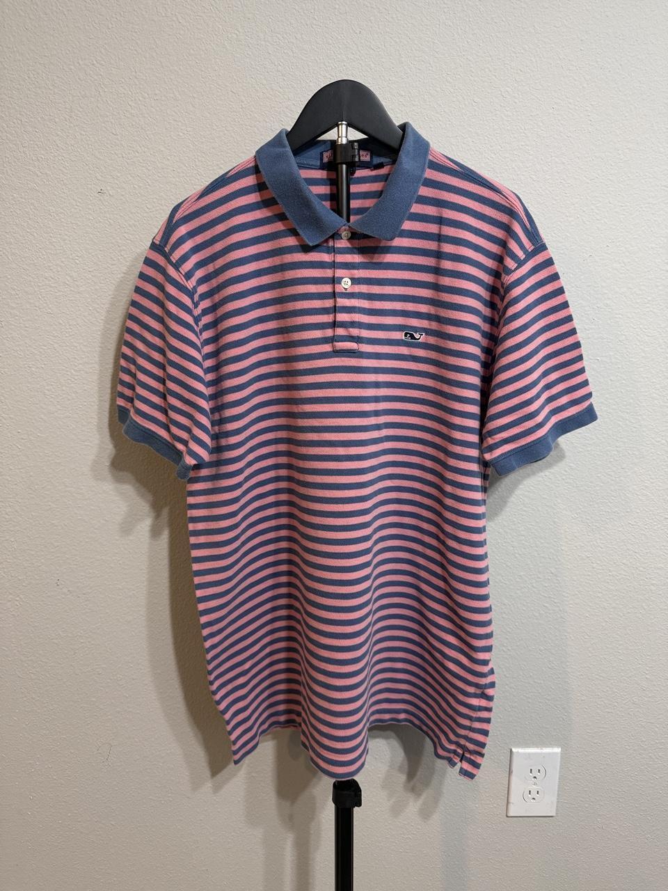 Vineyard Vines Men's Multi and Pink Polo-shirt