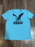 American Eagle Men's Blue Tshirt