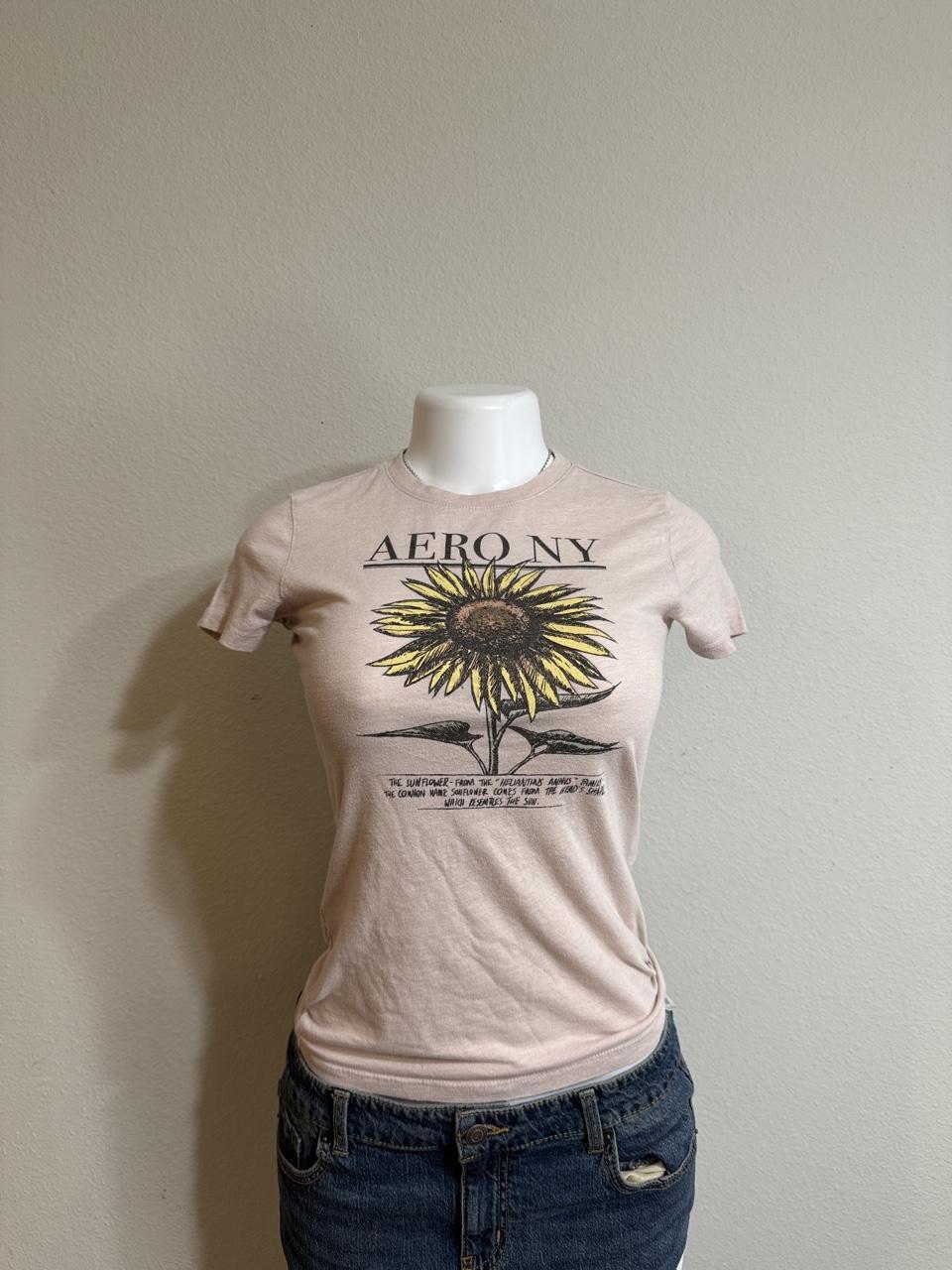 Y2K Aeropostale Sunflower Graphic Tee